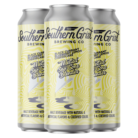 Southern Grist Black Currant Lemon Blueberry Cheesecake Melted Sno Cone Blender 4-pack