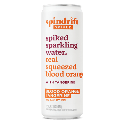 Spindrift Spiked Blood Orange Tangerine