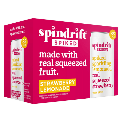 Spindrift Spiked Strawberry Lemonade 8-pack