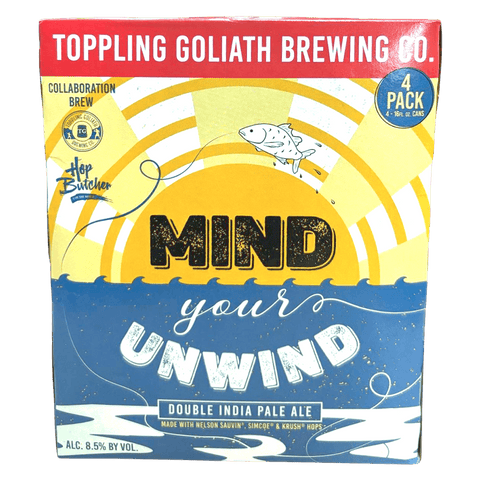 Toppling Goliath & Hop Butcher Mind Your Unwind