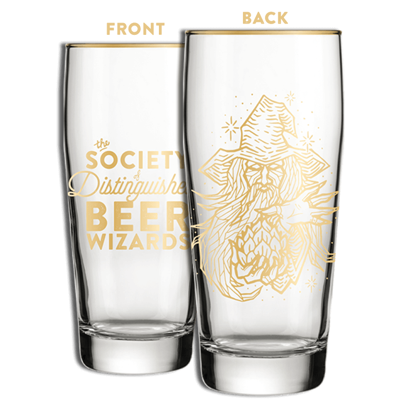 The Society of Distinguished Beer Wizards Glasses – The Open Bottle