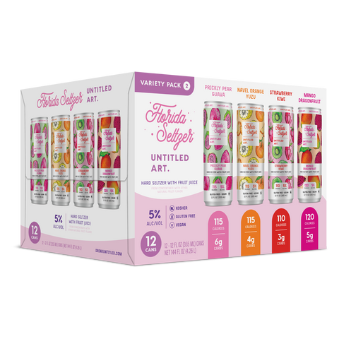 Untitled Art Florida Seltzer Variety v2 12-pack