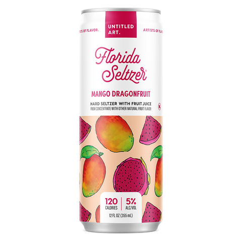 Untitled Art Florida Seltzer Mango Dragonfruit
