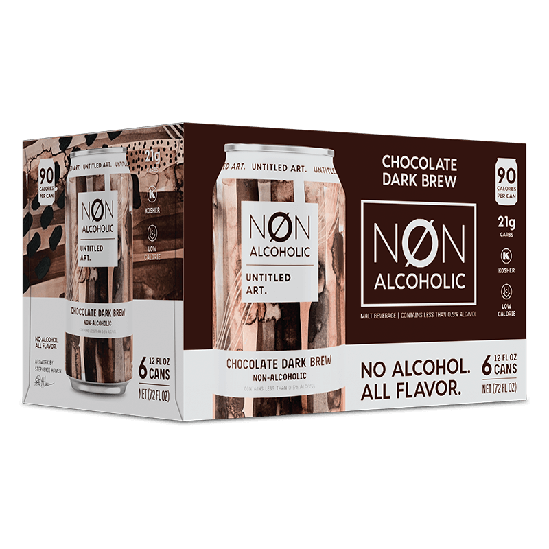 Untitled Art Non Alcoholic Chocolate Dark Brew - The Open Bottle