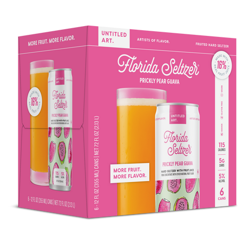 Untitled Art Florida Seltzer Prickly Pear Guava