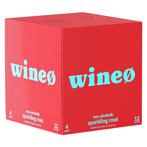 WineO Non-Alcoholic Sparkling Rose Wine