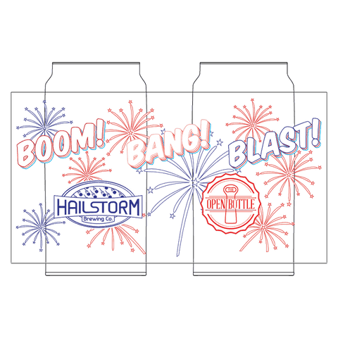 Hailstorm & The Open Bottle Boom! Bang! Blast! 2019 20oz Glass