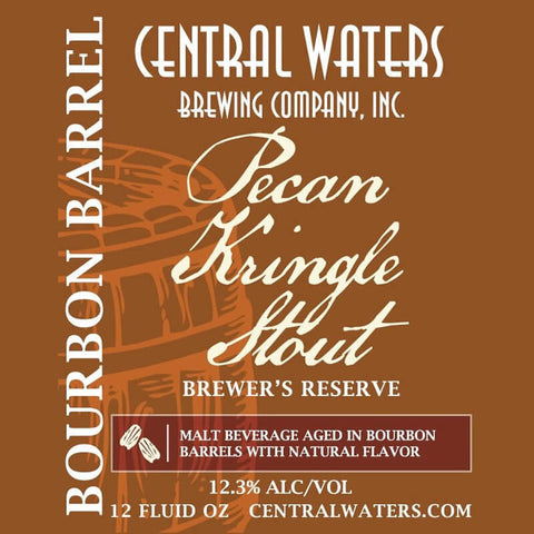 Central Waters Brewer's Reserve Bourbon Pecan Kringle Stout