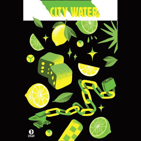 City Water Lemon Lime 6-pack