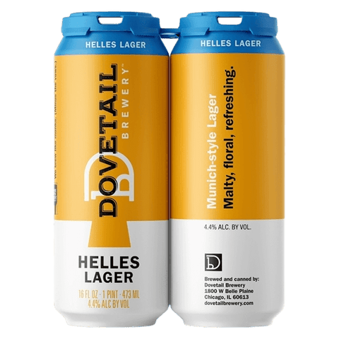 Dovetail Helles 4-pack