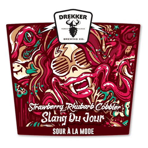 Drekker Slang Du Jour - Strawberry Rhubarb Cobbler