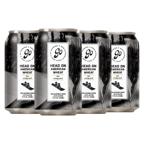 Go Brewing Non-Alcoholic Head On American Wheat 6-pack