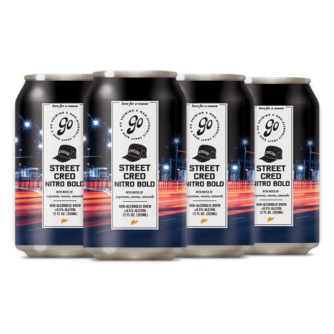 Go Brewing Non-Alcoholic Street Cred Nitro Bold 6-pack