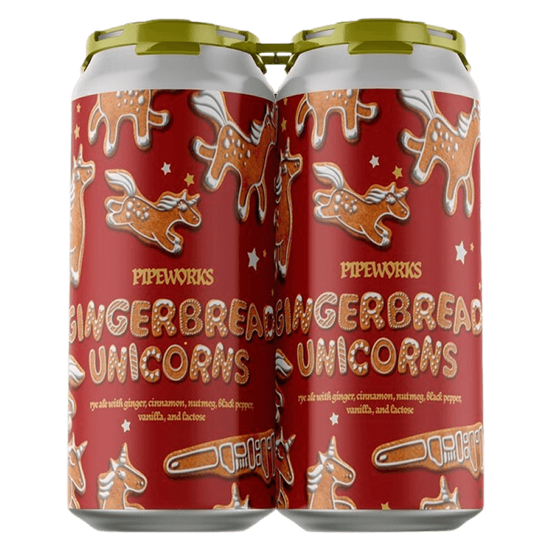 Pipeworks Gingerbread Unicorns - The Open Bottle