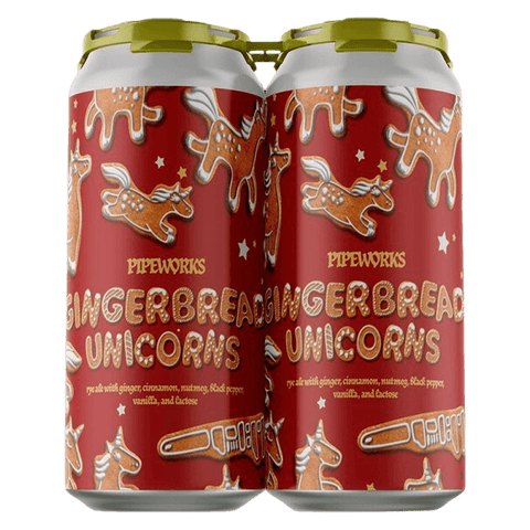 Pipeworks Gingerbread Unicorns 4-pack
