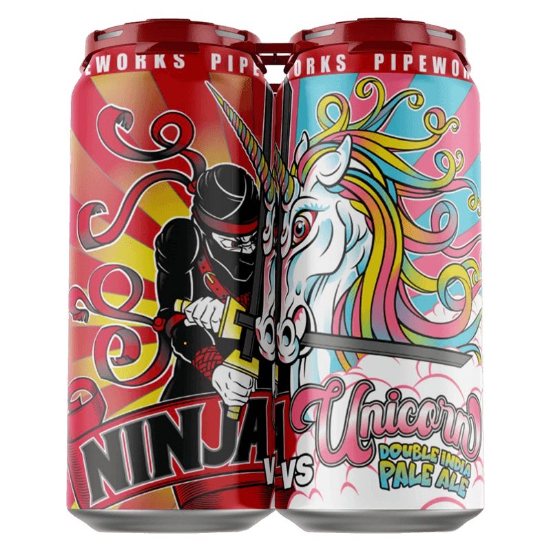 Pipeworks Ninja Vs Unicorn - The Open Bottle