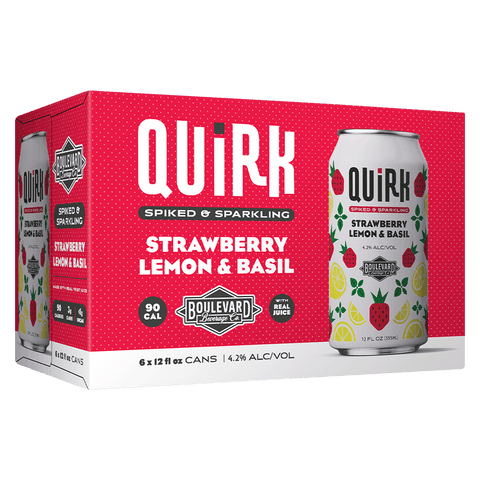 Boulevard Quirk Strawberry Lemon Basil 6-pack