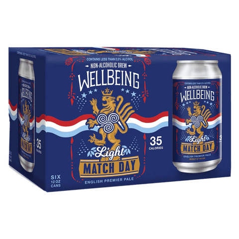 WellBeing Non-Alcoholic Match Day Light 6-pack