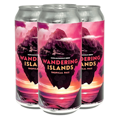 WellBeing & 4 Hands Non-Alcoholic Wandering Islands 4-pack