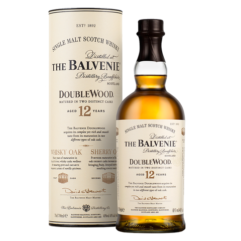 The Balvenie Doublewood 12 Year Single Malt Scotch 750ml